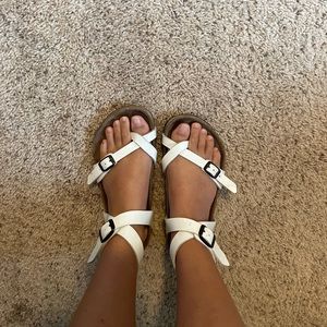 White Birkenstocks